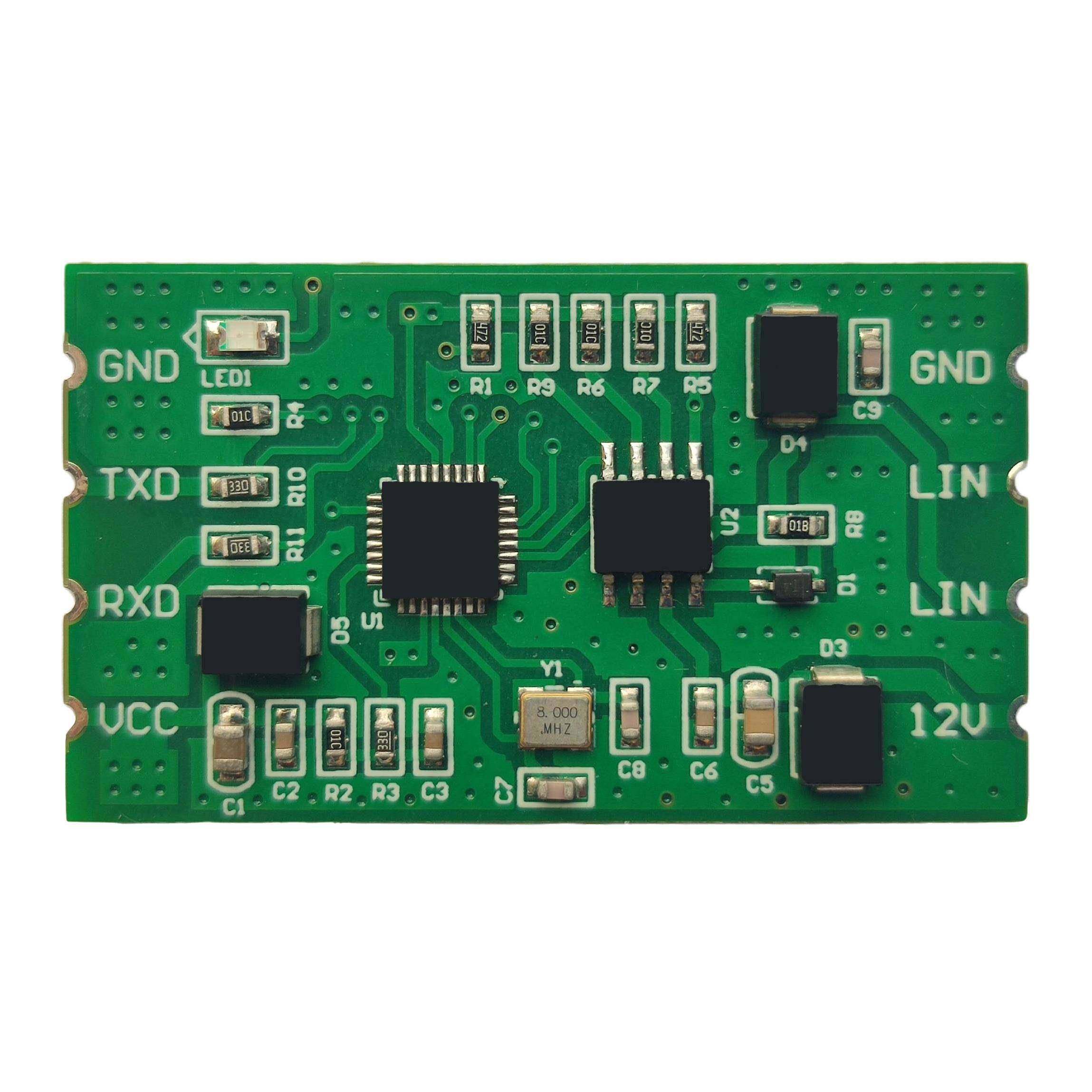 UART转LIN总线模块(带串口通信协议)-本嘉通科技