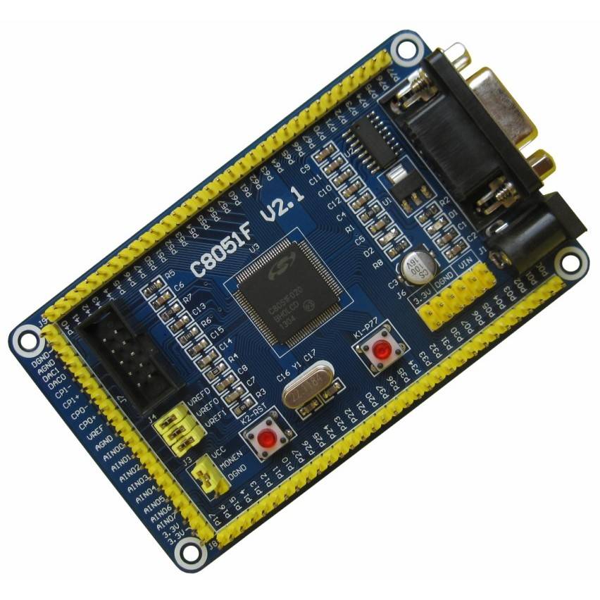 C8051F020 C8051F120 C8051F040 开发板 小系统板 学习板 核心板