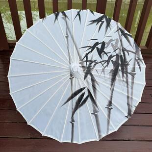 油纸伞复古古典绸布淡雅舞蹈演出道具走秀汉服装扮送礼收藏非遗伞