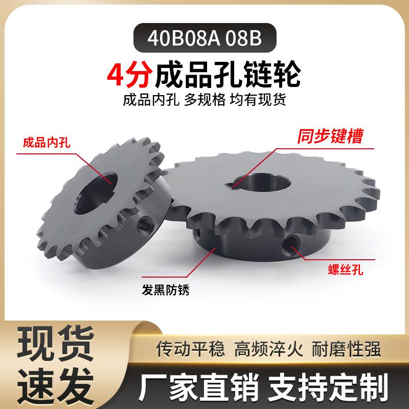 米4分08B链轮VLF02/SP40B08A链轮齿轮10/11/12/15/16/18/20/25齿