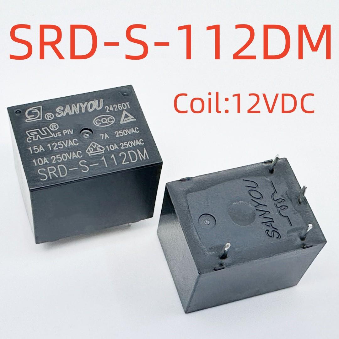 全新 4脚 10A 继电器 SRD-S-105/112/118/124DM/2/F/C1/P/L T73A