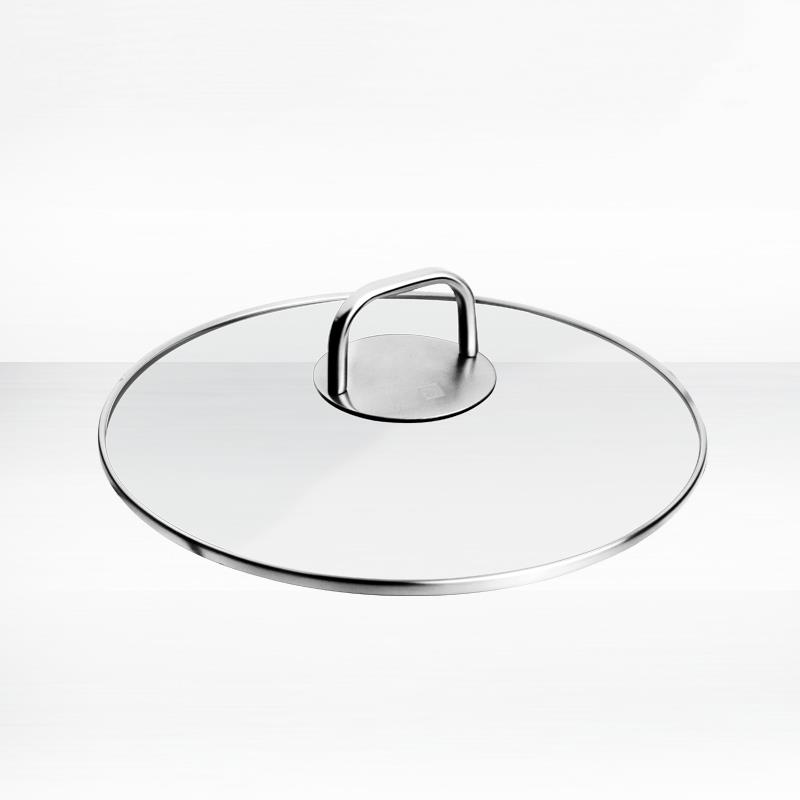 双人正品Novaplus16/20/24/28/30/32cm防烫盖提钢化玻璃锅盖