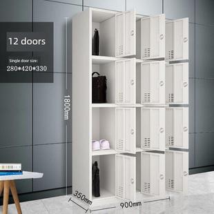 需定制钢制更衣柜铁皮柜子员工宿舍带锁健身房美容院多门储物柜碗