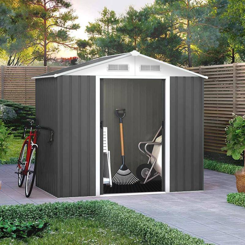 户外工具房室外储物房防水防晒简易房可移动组合屋花园庭院收纳房