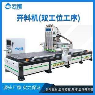 板材开料机.全自动木板切割机数控家具雕刻机亚克力切边机