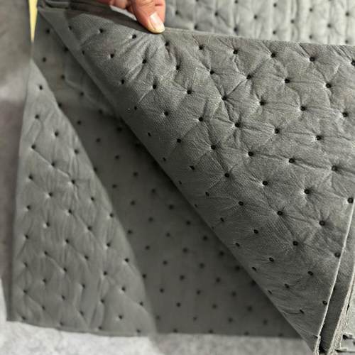 现货工业灰色黄色吸油棉吸水吸油棉耐酸碱通用型耐磨加厚