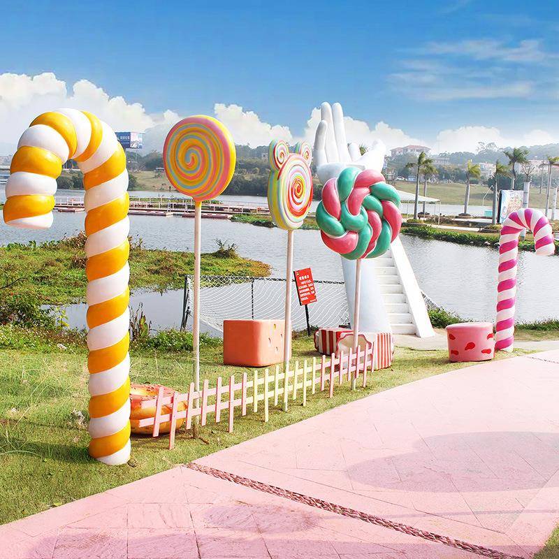 仿真冰棍摆件发光冰棒模型冷饮店装饰广告招牌灯箱玻璃钢大型雕塑