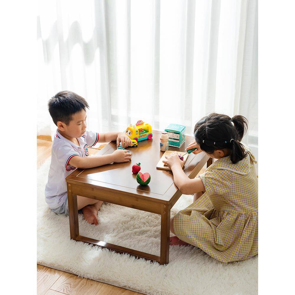 可移动新中式飘窗桌矮桌子榻榻米床上电脑桌卧室小茶几家用炕桌