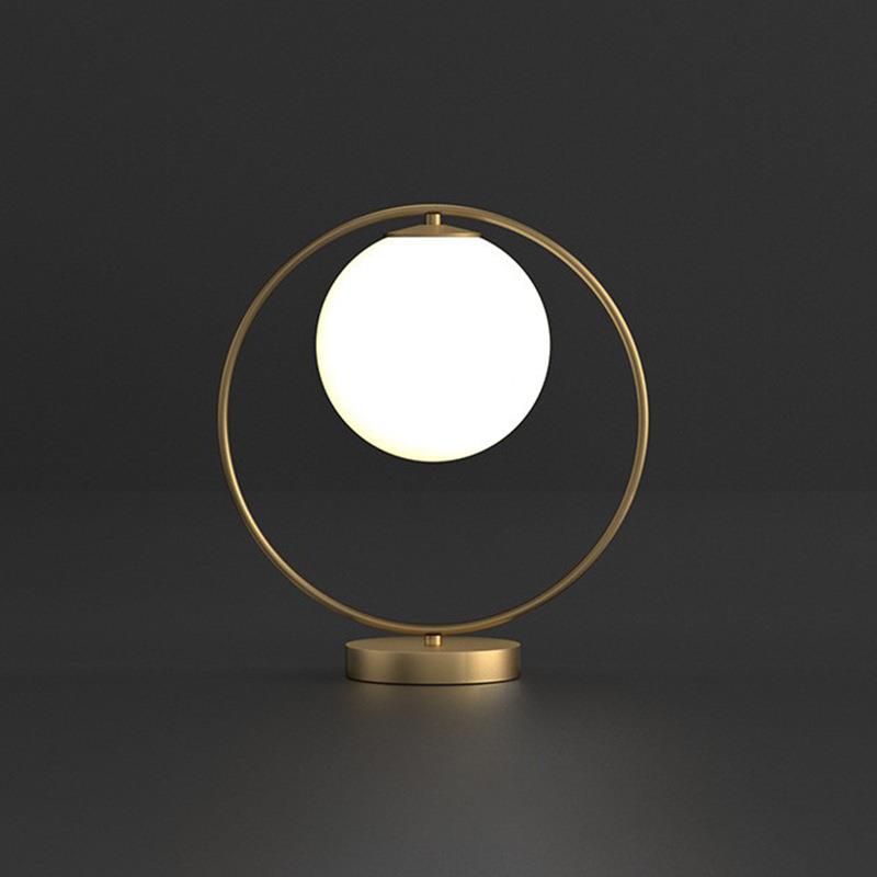 卧室床头台灯温馨浪漫创意轻奢简约时尚后现代北欧灯具全铜台灯