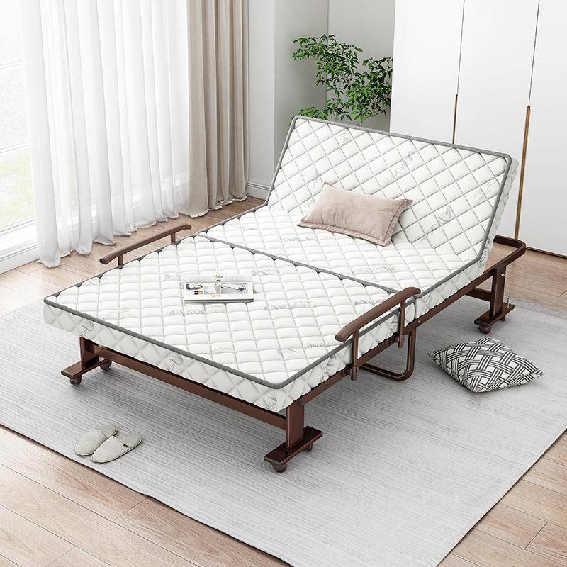 单人折叠床双人午休床家用办公室行军床简易陪护便捷床躺椅午睡床