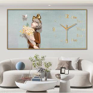 【折扣价】【50cm*100cm】壁画客厅挂画沙发背景图餐厅卧室挂画钟