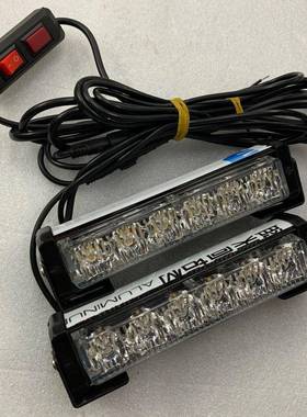 【折扣价】多色单双面车载长排LED灯黄色抢修工程车灯12V汽车24V