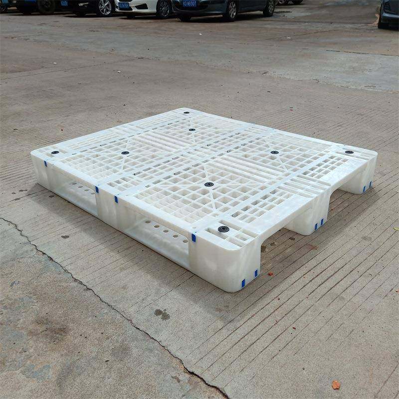 网格白色重型川字卡板仓库周转运输货架托盘塑料防滑塑胶防潮板