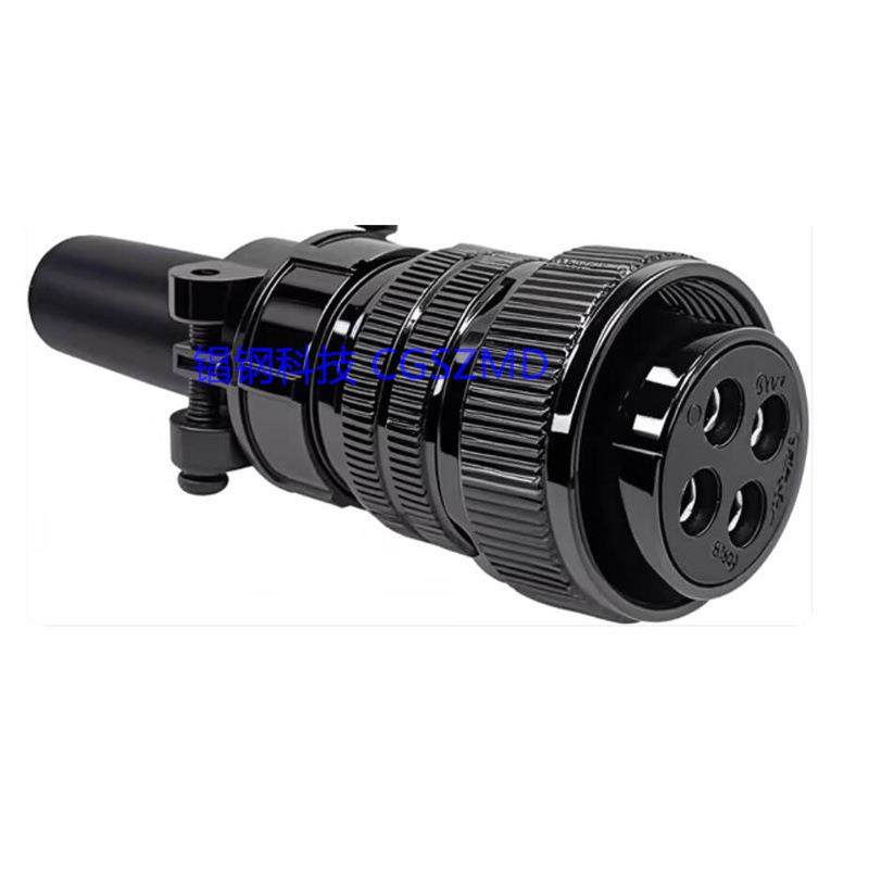 MS3108A-22-22P圆形连接器MIL-DTL-50154芯,焊接弯插头螺纹