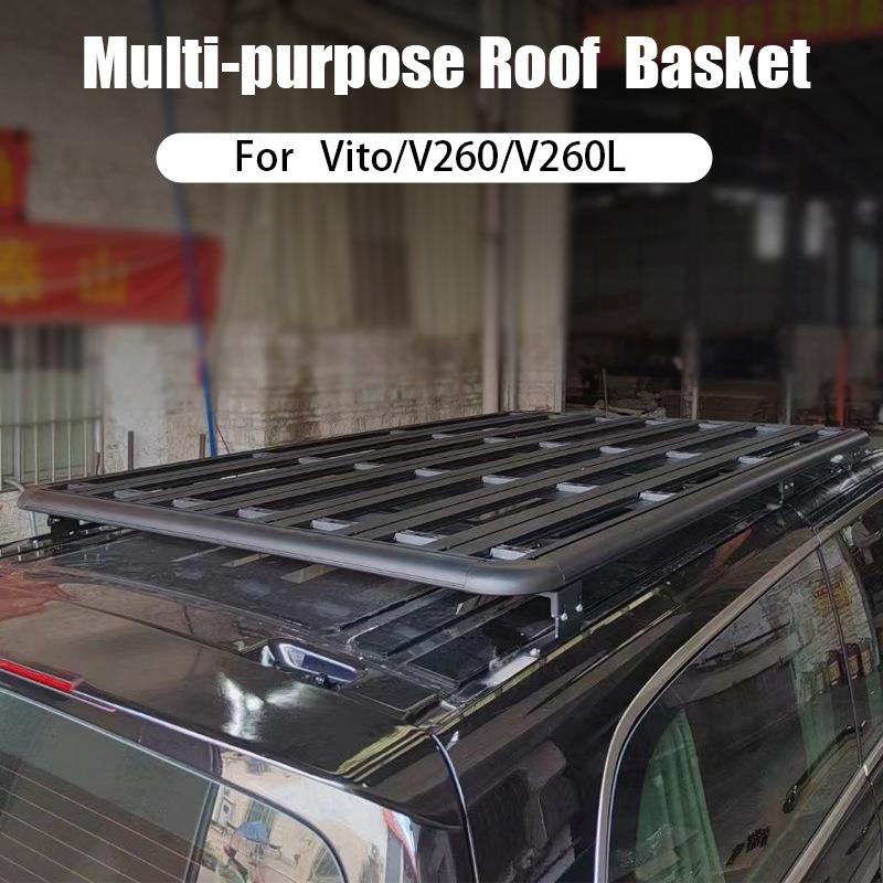 适用于新老款威霆VITO/v260/v260L/车顶行李架框V级改装拓展平台