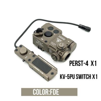 Sotac全金属CNC阳极泽宁特PERST-4镭射指示器绿+IR户外头灯