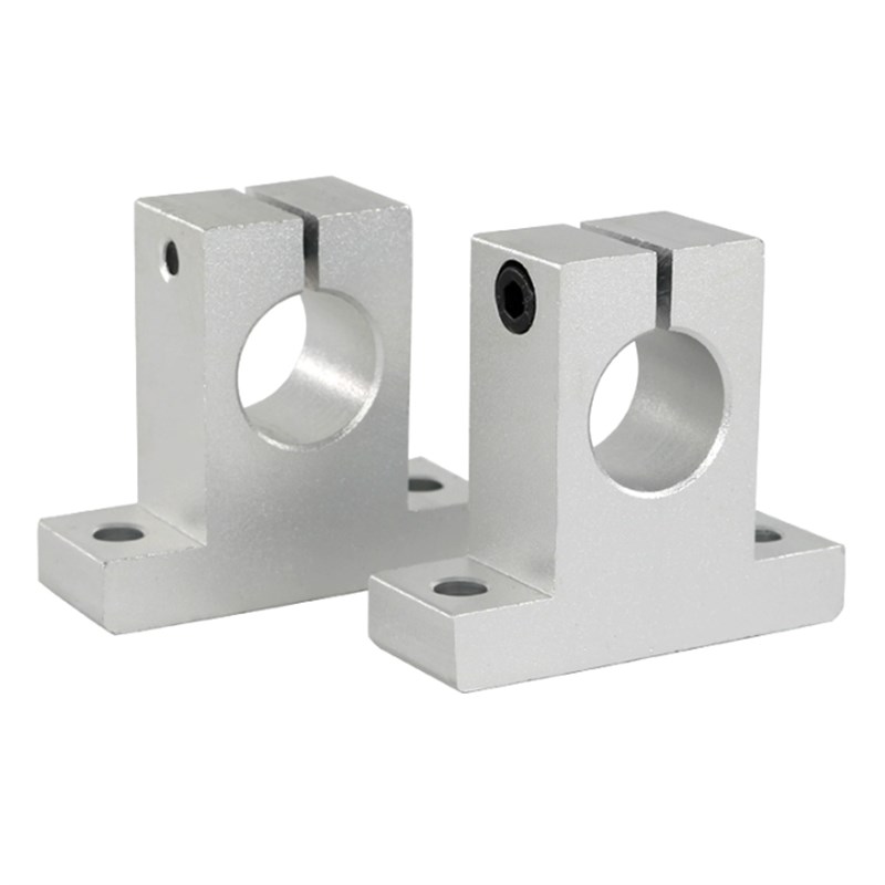 T形导向轴支座GCL02/12u/11/01光轴固定座立式支架镀镍光轴支撑座