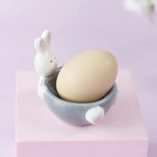 早餐网红兔子鸡蛋ins小蘸料浮雕小碗陶瓷创意家居可爱手绘碟杯