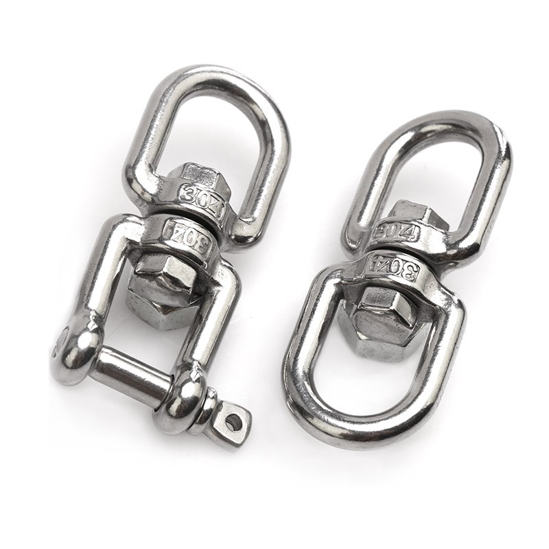 304不锈钢旋转环扣连接环链条转环8字OOXX旋转扣环M4/5/6/8/10/12