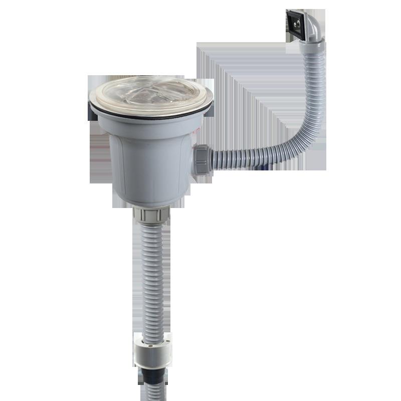 天力水槽配件单槽下水套装韩式超大下水器180大口径下水Z6006C078