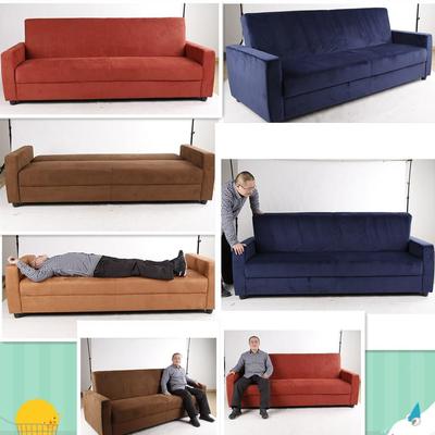 沙发床超柔绒布四人办公民宿店铺沙发书房沙发安吉椅盟外贸库存