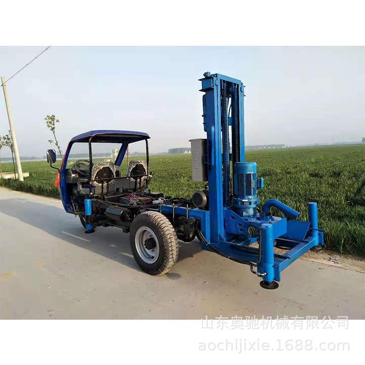 供应水井钻机全自动车载式柴油液压钻井机民用工程打井机