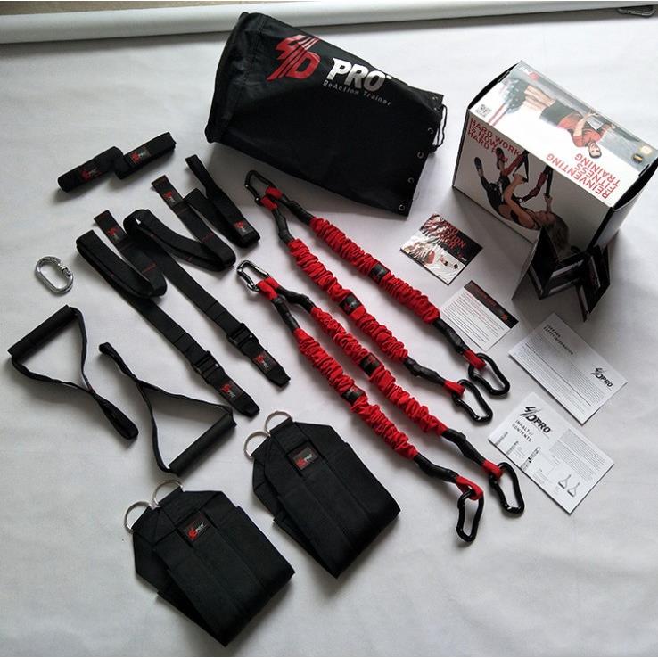 4dpro空中瑜伽弹力绳组蹦极瑜伽乳胶拉力绳组合阻力活力带伸展带