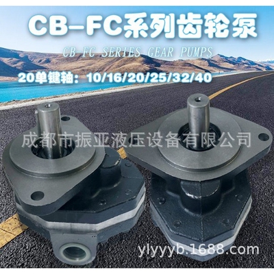 CB-FC20单级齿轮油泵润滑泵中高压液压油泵抽油齿轮泵 CBFC-20-FL