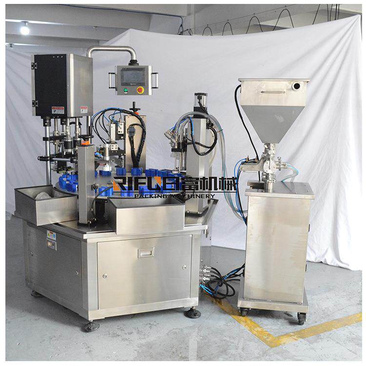 自动水乳灌装机卸妆油灌装线防晒霜灌装机擦脸霜灌装机