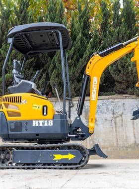 小型履带挖掘机HT18L海拓家用农用微型钩机加厚底盘小挖机