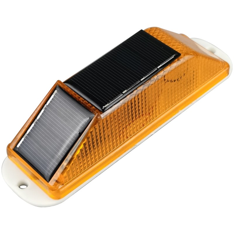 太阳能反光轮廓标交通警示灯夜间信号灯防撞护栏频闪灯立柱路障灯