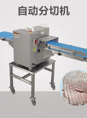 传送带式猪肉切条机JYR-309B无骨鸡柳切丝机 鸡胸肉鲜肉开条机