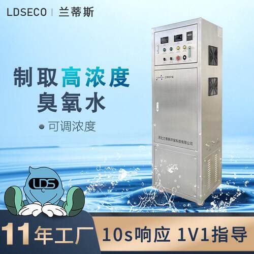 兰蒂斯浓度臭氧水一体机 器具清洗消毒臭氧发生器厂家