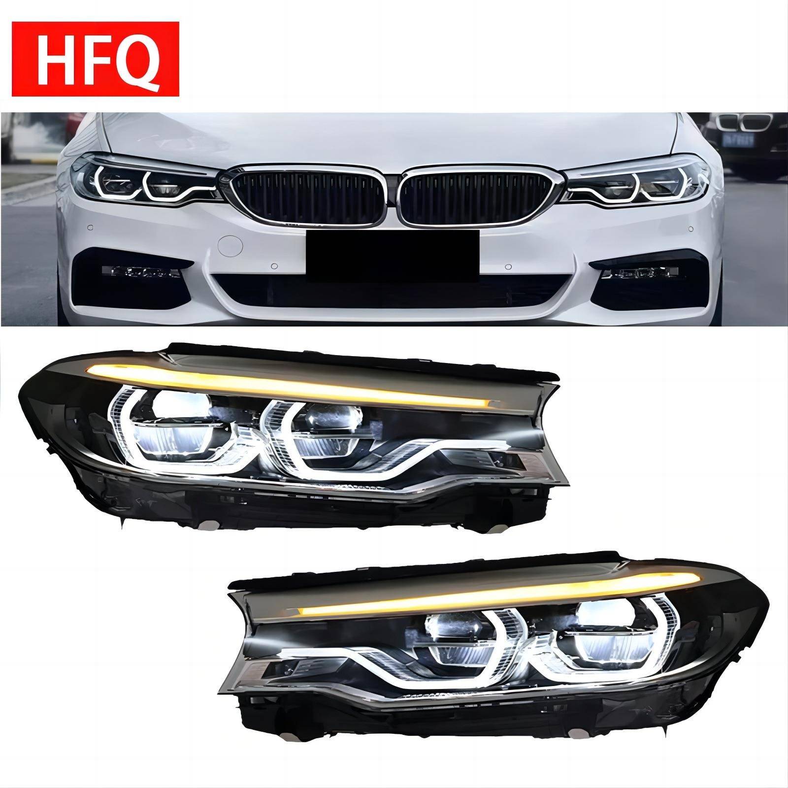 汽车配件适用于2018-2022宝马5系列G30G38G31前照灯LED大灯