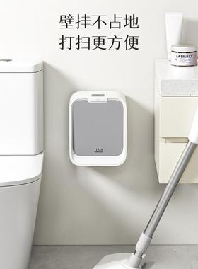 卫生间感应垃圾桶壁挂家用带盖厕所窄夹缝纸篓挂式厨房智能收新品