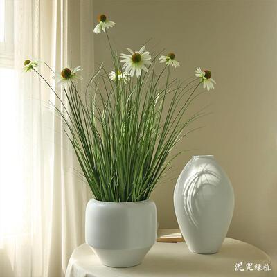 仿真绿植春色向阳花楼梯间场景造景陈设假绿植家居室内大型绿植