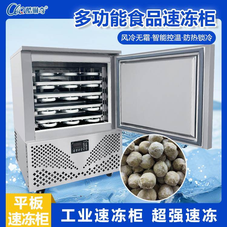 厂家平板式食品速冻柜商用150升保鲜制冷设备包子加工冷冻机