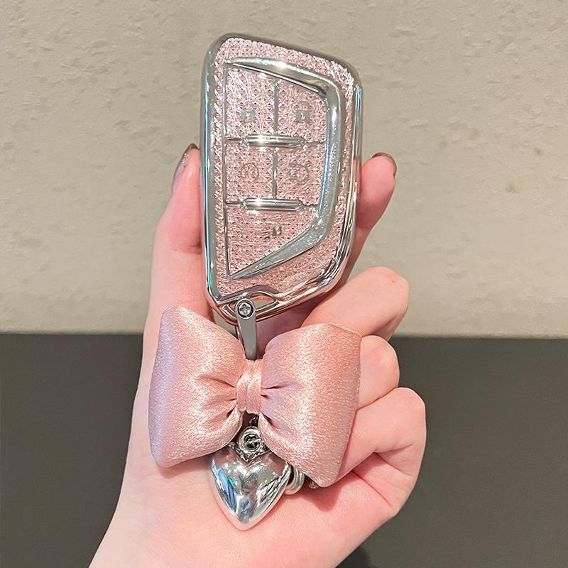 专用凯迪拉克钥匙套ct5汽车xt4壳ct6扣ct4女士gt4高级感2024款24