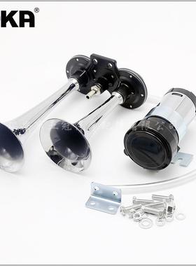 DHKA亚冠-AS178SC现货 短双管电动泵气喇叭12V汽车轮船用气喇叭