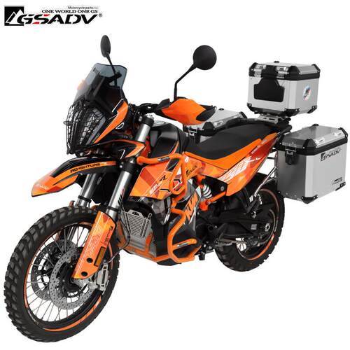 GSADV适用于KTM790ADV版R版三箱边尾箱护杠保险杠改装件冒险保护