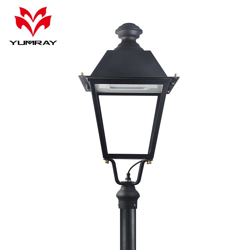 led庭院灯铝压铸古典四角35-55WLED林园灯小区街道公园可照明灯具