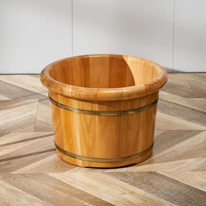 香柏木泡脚木质桶足浴桶木桶家用实木泡脚盆洗脚盆洗脚桶