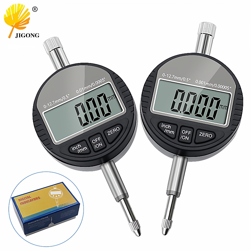0.01mm电子数显百分表0-12.7mm千分表深度测量指示表精度0.001mm