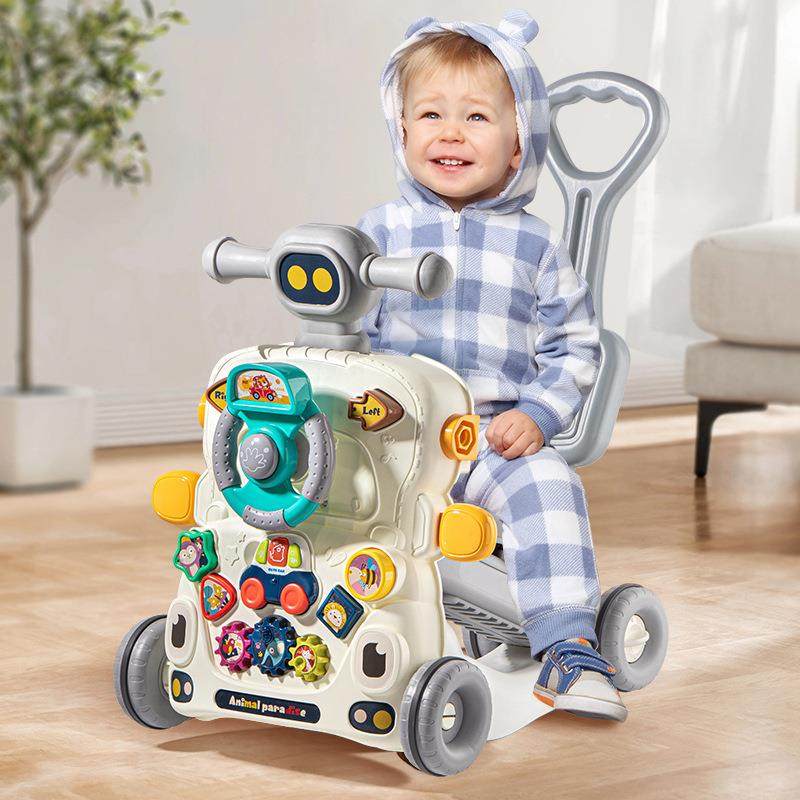 婴儿学步车玩具宝宝多功能学步手推车防侧翻新生儿走路助步车