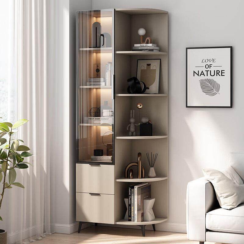 转角角柜收纳柜柜墙角柜客厅多层展示置物架拐角简约沙发边几转柜,基础建材,脚轮/万向轮,淘宝优惠券,粉丝福利购,淘宝优惠卷