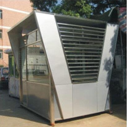 供应JXTGT-C10不锈钢异型岗亭户外移动岗亭小区景区门卫值班岗亭