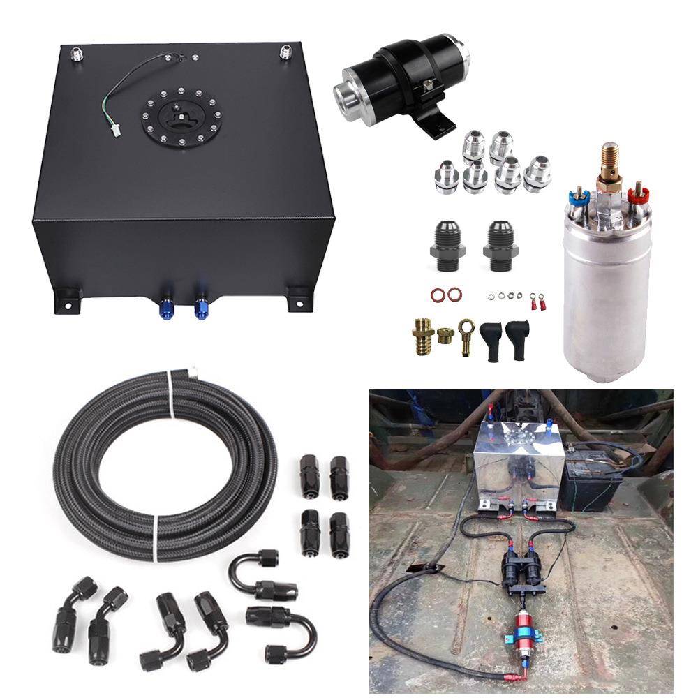 汽车改装80L油箱燃油套装油管油冷接头油泵滤清器60L40L20L套装