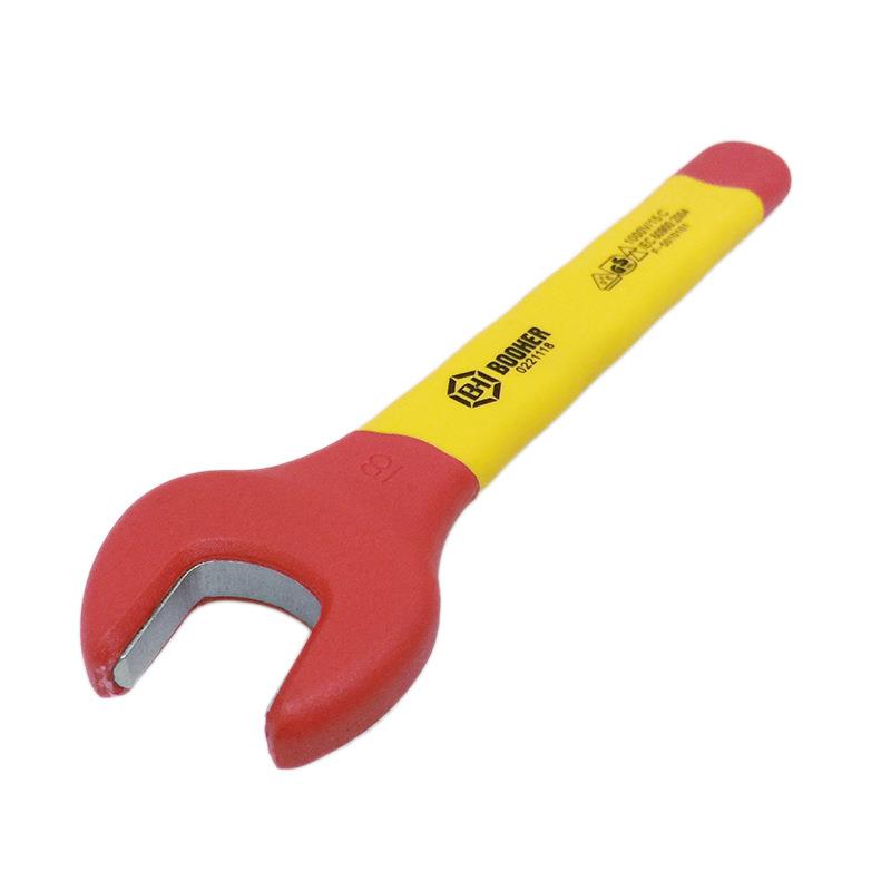Booher宝合工具双色VDE绝缘开口扳手绝缘工具扳手6mm-32mm0221106