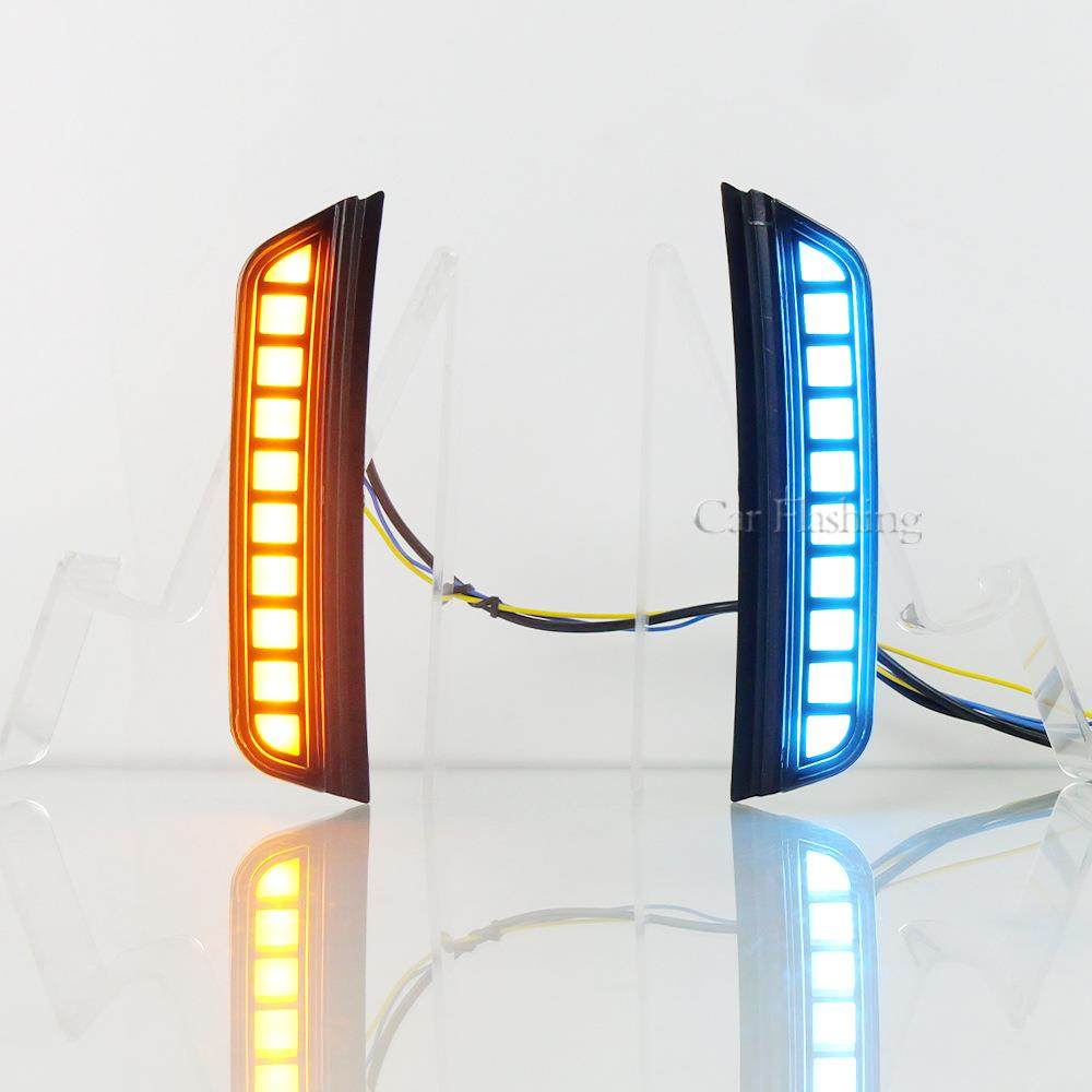 适用于吉普21-24款大切诺基轮眉灯LED日行灯叶子板灯眉改装转