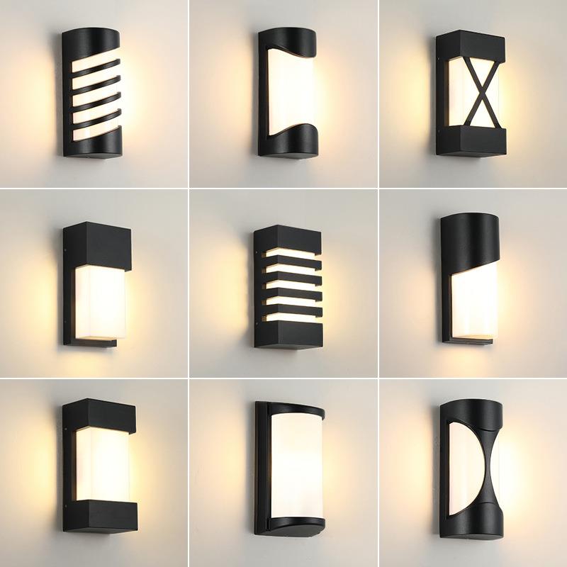 户外壁灯防水庭院灯现代简约室外大门口外墙花园楼梯过道阳台壁灯